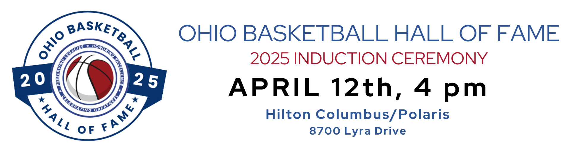 2025 Ohio Basketball Hall of Fame Induction Ceremony