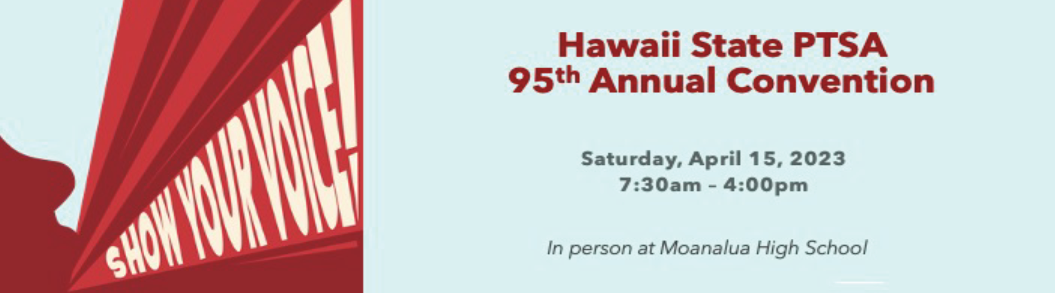 Hawai'i State PTSA Convention 2023