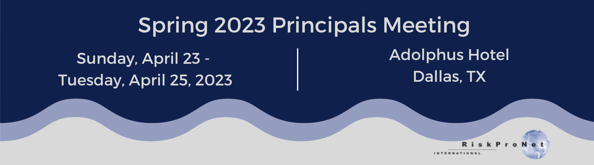 Spring 2023 Principals Meeting