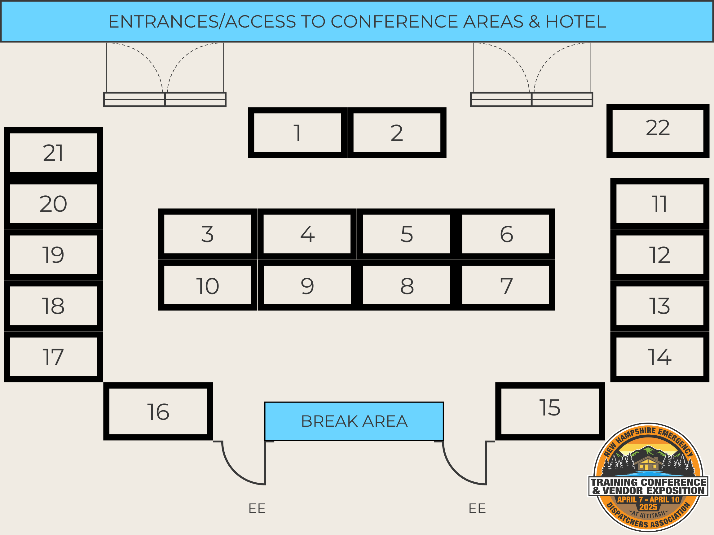 Vendor Hall Map